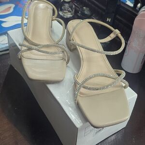 Elegant Beige Strappy Sandals